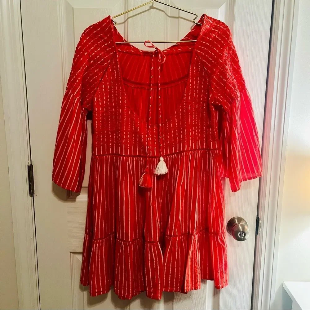 NWOT Free People Striped Dress - Picture 5 of 8